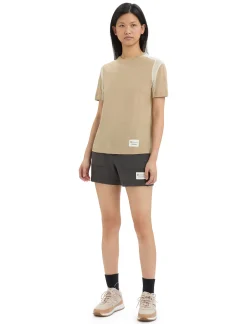 Shop Icebreaker Timberland X Merino Zoneknit™ T-Shirt Damen Sand/Chalk