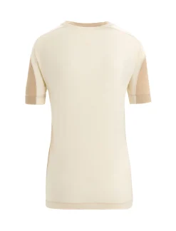 Shop Icebreaker Timberland X Merino Zoneknit™ T-Shirt Damen Sand/Chalk
