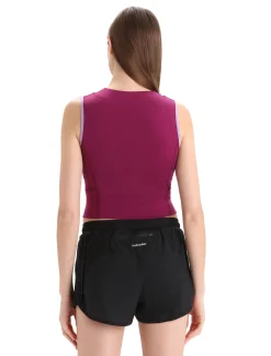 Discount Icebreaker Zoneknit™ Merino Bh-Tanktop Damen Purple Gaze/Go Berry