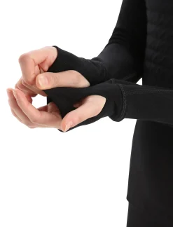 New Icebreaker Zoneknit™ Merino Isolierter Zip-Hoodie Damen Black