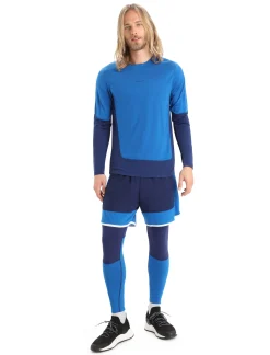 New Icebreaker Zoneknit™ Merino Langarmshirt Herren Lazurite/Royal Navy