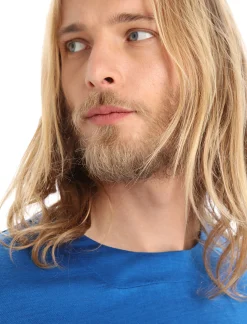 New Icebreaker Zoneknit™ Merino Langarmshirt Herren Lazurite/Royal Navy