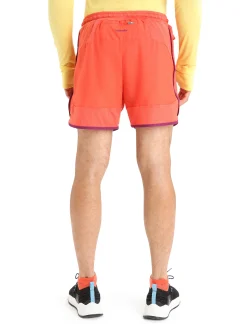 Cheap Icebreaker Zoneknit™ Merino Shorts Herren Vibrant Earth Heather/Go Berry