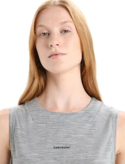 Best Icebreaker Zoneknit™ Merino Tanktop Damen Metro Heather