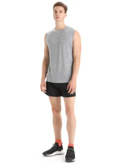 Store Icebreaker Zoneknit™ Merino Tanktop Herren Metro Heather