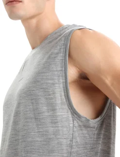 Store Icebreaker Zoneknit™ Merino Tanktop Herren Metro Heather