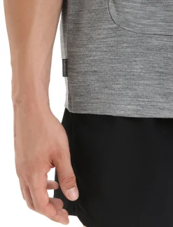 Store Icebreaker Zoneknit™ Merino Tanktop Herren Metro Heather