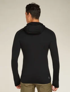 Outlet Icebreaker Zoneknit™ Merino Zip-Hoodie Herren Black