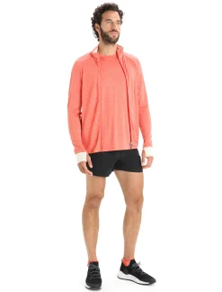 Sale Icebreaker Zoneknit™ Merino Zip-Jacke Herren Vibrant Earth Heather/Chalk