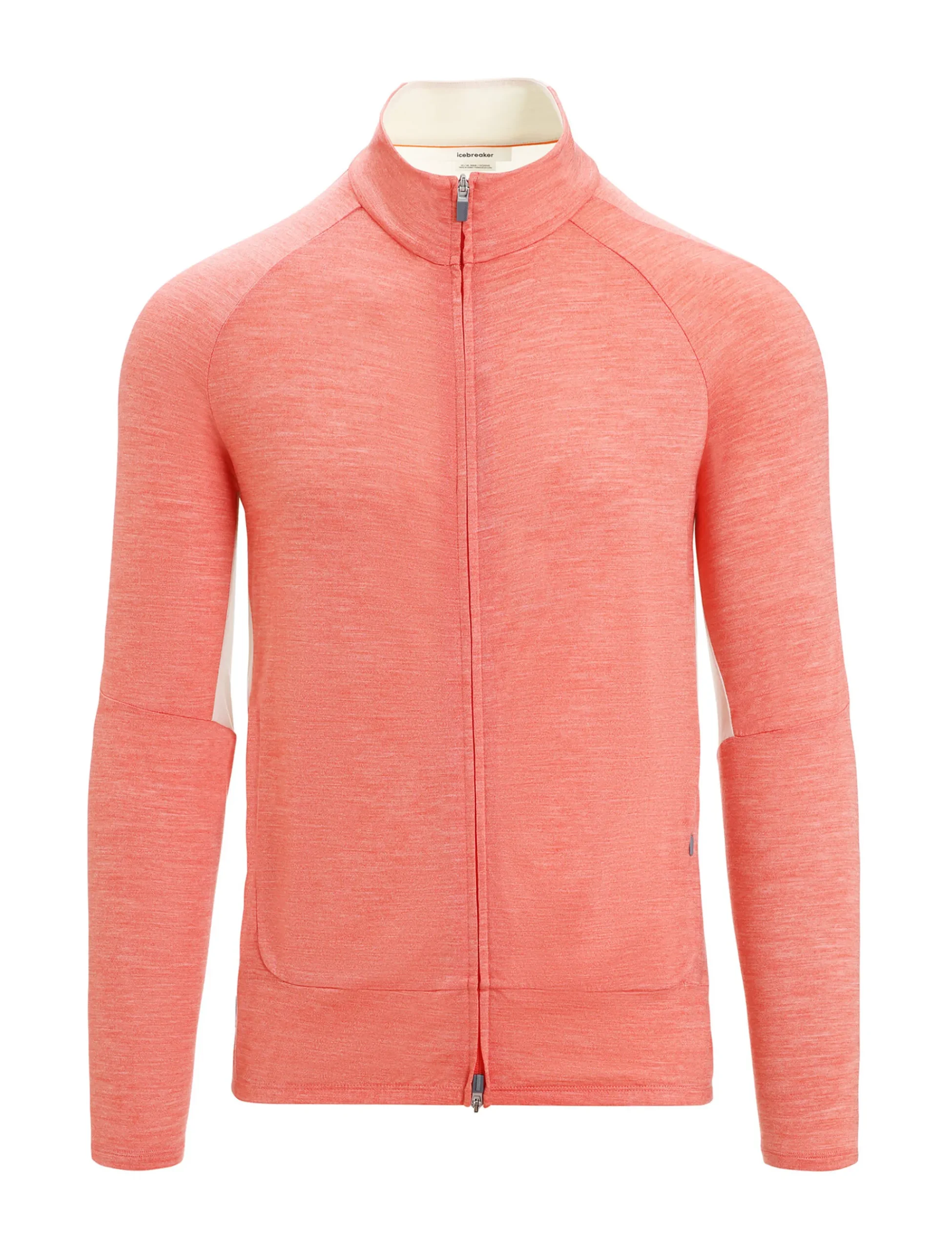Sale Icebreaker Zoneknit™ Merino Zip-Jacke Herren Vibrant Earth Heather/Chalk