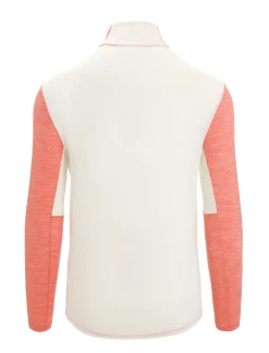 Sale Icebreaker Zoneknit™ Merino Zip-Jacke Herren Vibrant Earth Heather/Chalk