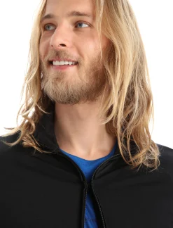 Clearance Icebreaker Zoneknit™ Merino Zip-Jacke Herren Black