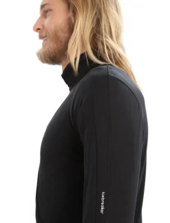 Clearance Icebreaker Zoneknit™ Merino Zip-Jacke Herren Black
