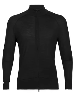 Clearance Icebreaker Zoneknit™ Merino Zip-Jacke Herren Black