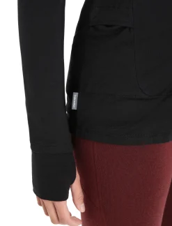 Shop Icebreaker Zoneknit™ Merino Zip-Jacke Damen Black