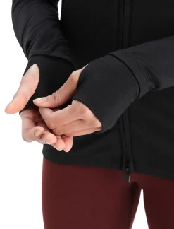 Shop Icebreaker Zoneknit™ Merino Zip-Jacke Damen Black